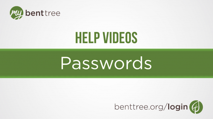 Passwords | Help Videos